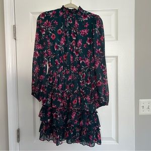 Ruffle tiered dress. Brand: MSK. Size: S.